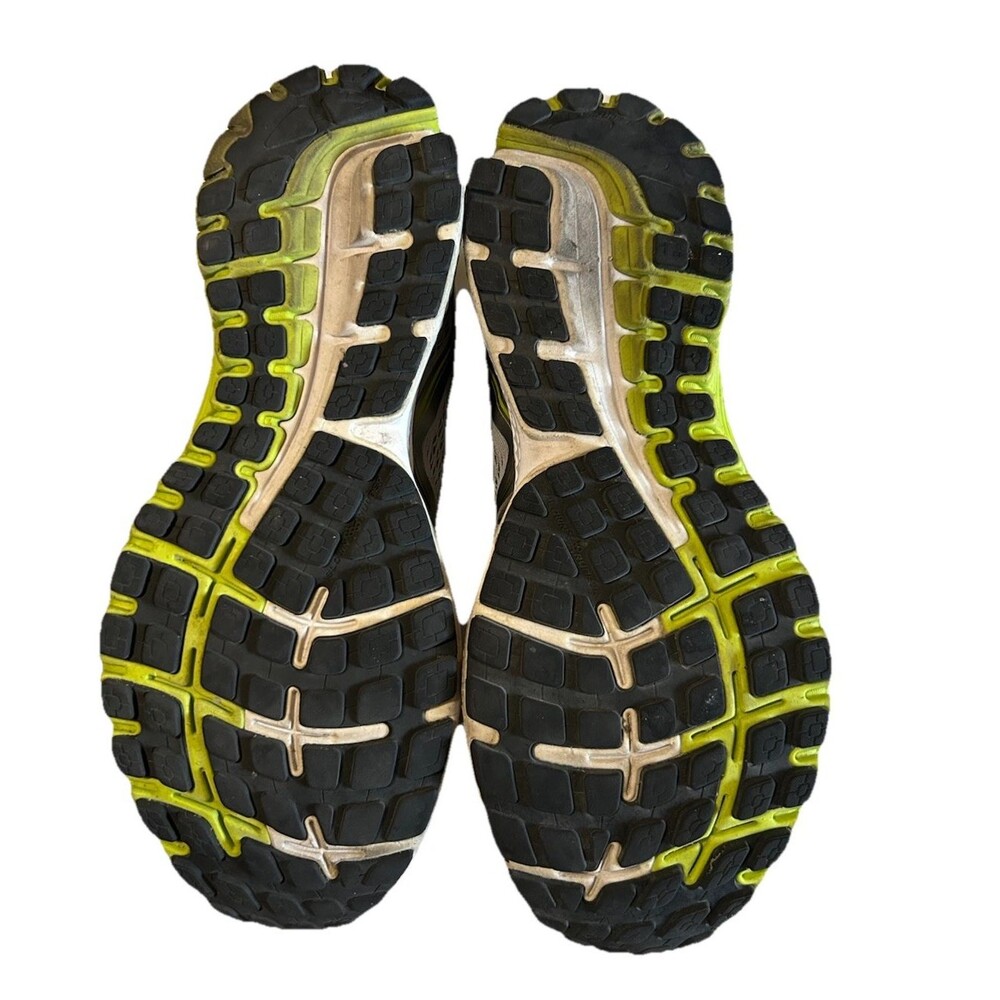 Brooks Ghost 8 Mens 12D Gray Lime Running Shoes Lace Up Sneakers 1101981D029 - Picture 6 of 7